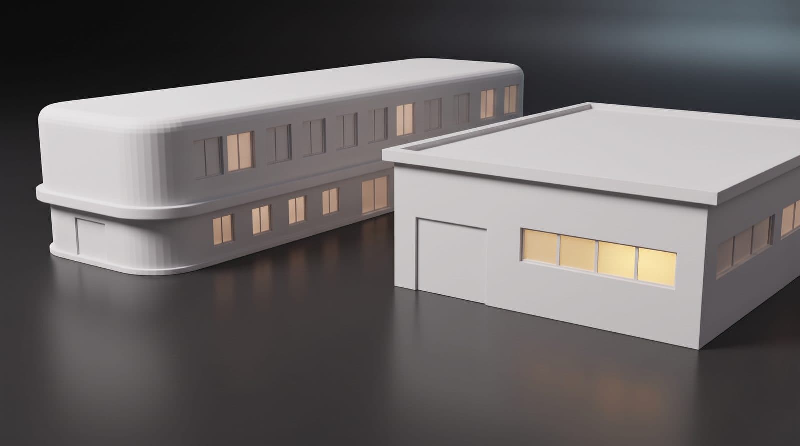 AI-generated placeholder: school building of a technical college